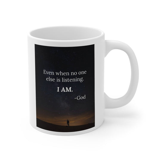 God's Listening Mug 11oz