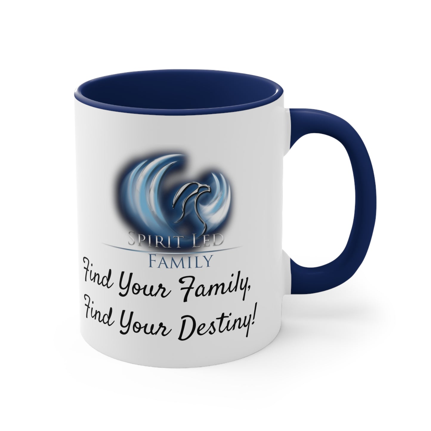 SLF Find Your Family Color Accent Coffee Mug, 11oz