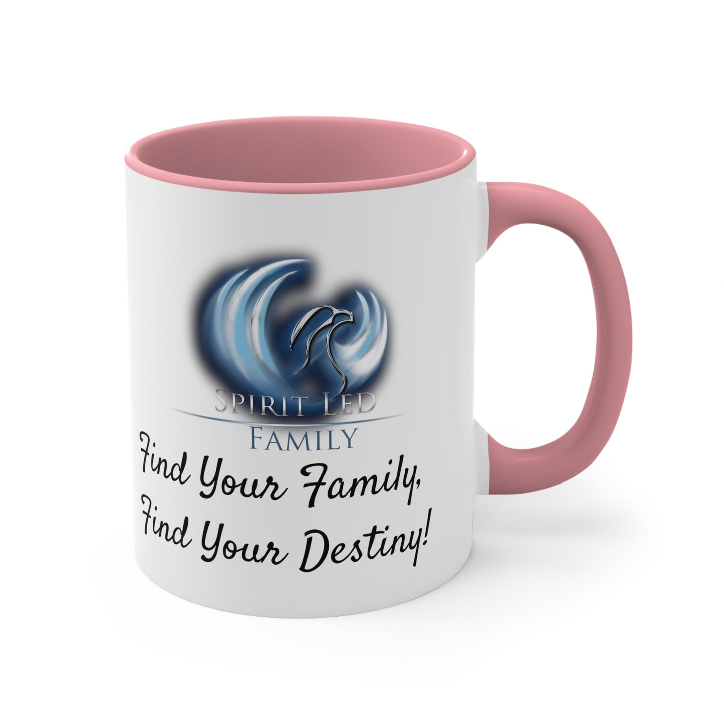 SLF Find Your Family Color Accent Coffee Mug, 11oz