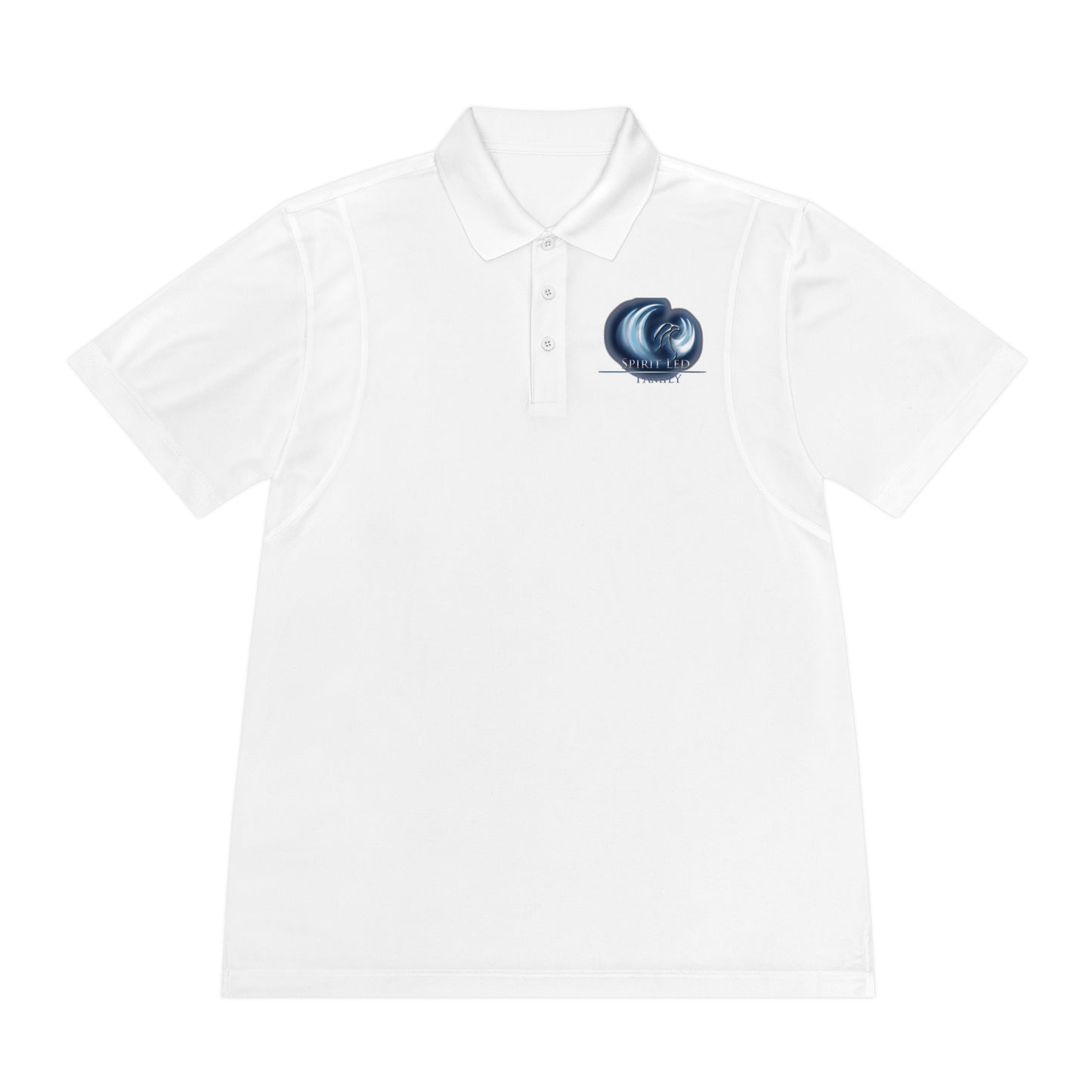 Spirit Led Family Logo Men's Sport Polo Shirt