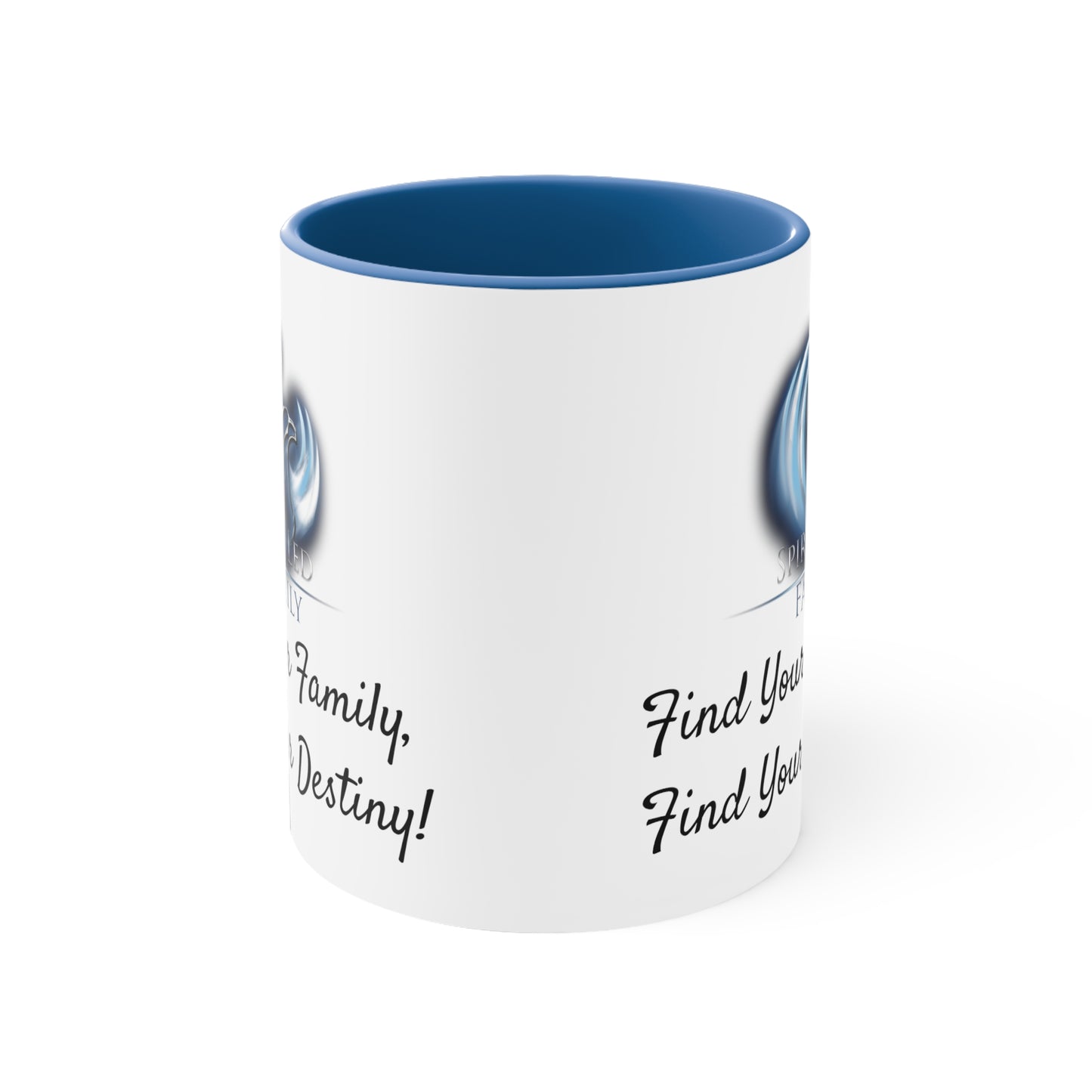 SLF Find Your Family Color Accent Coffee Mug, 11oz