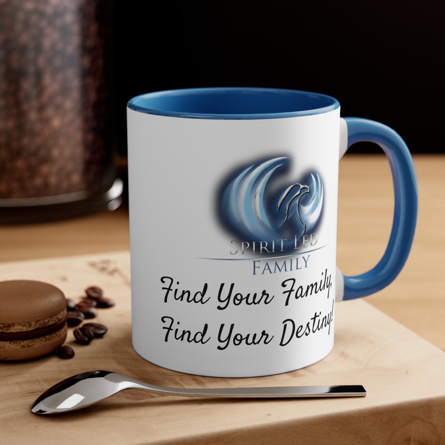 SLF Find Your Family Color Accent Coffee Mug, 11oz