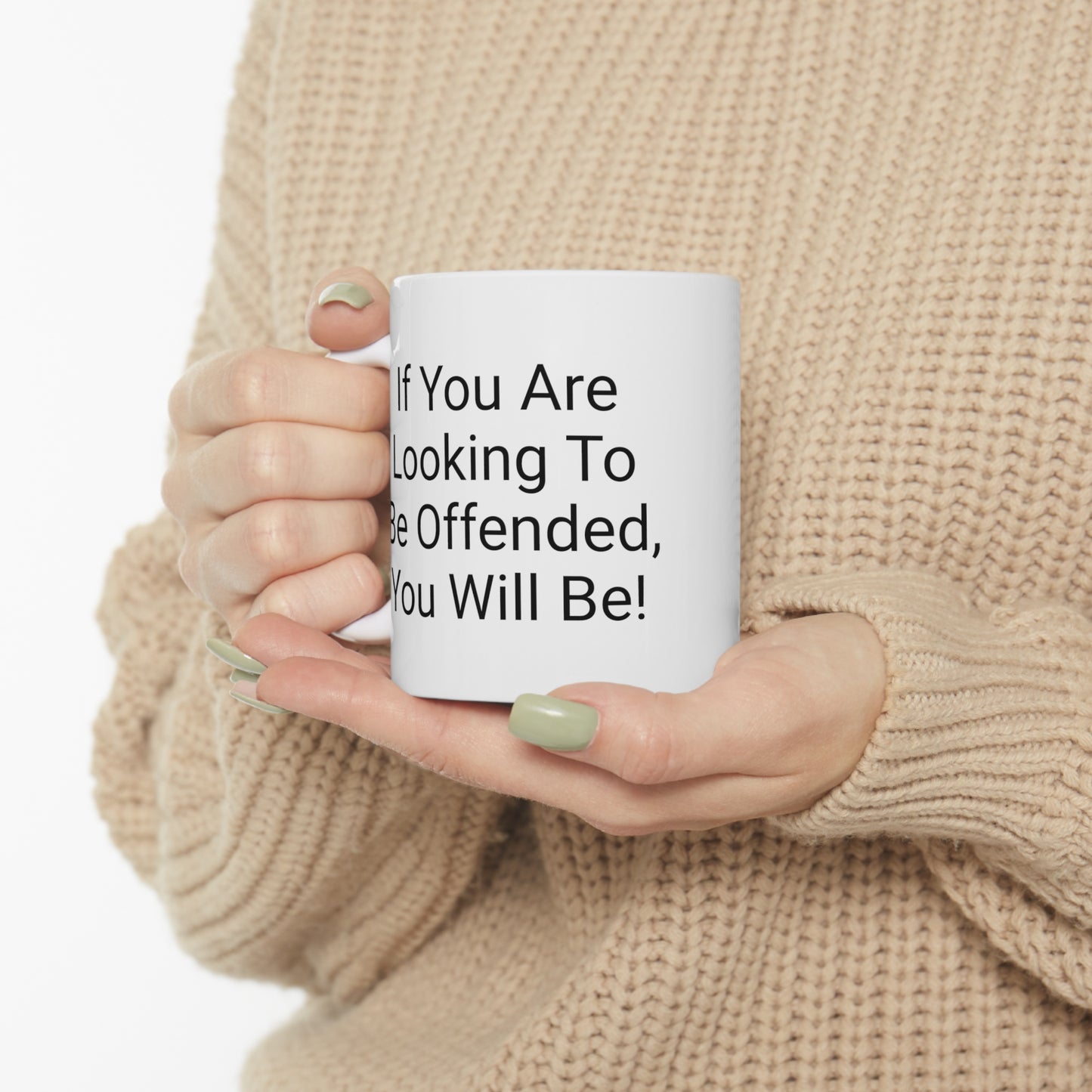 Offended White Ceramic Mug 11oz