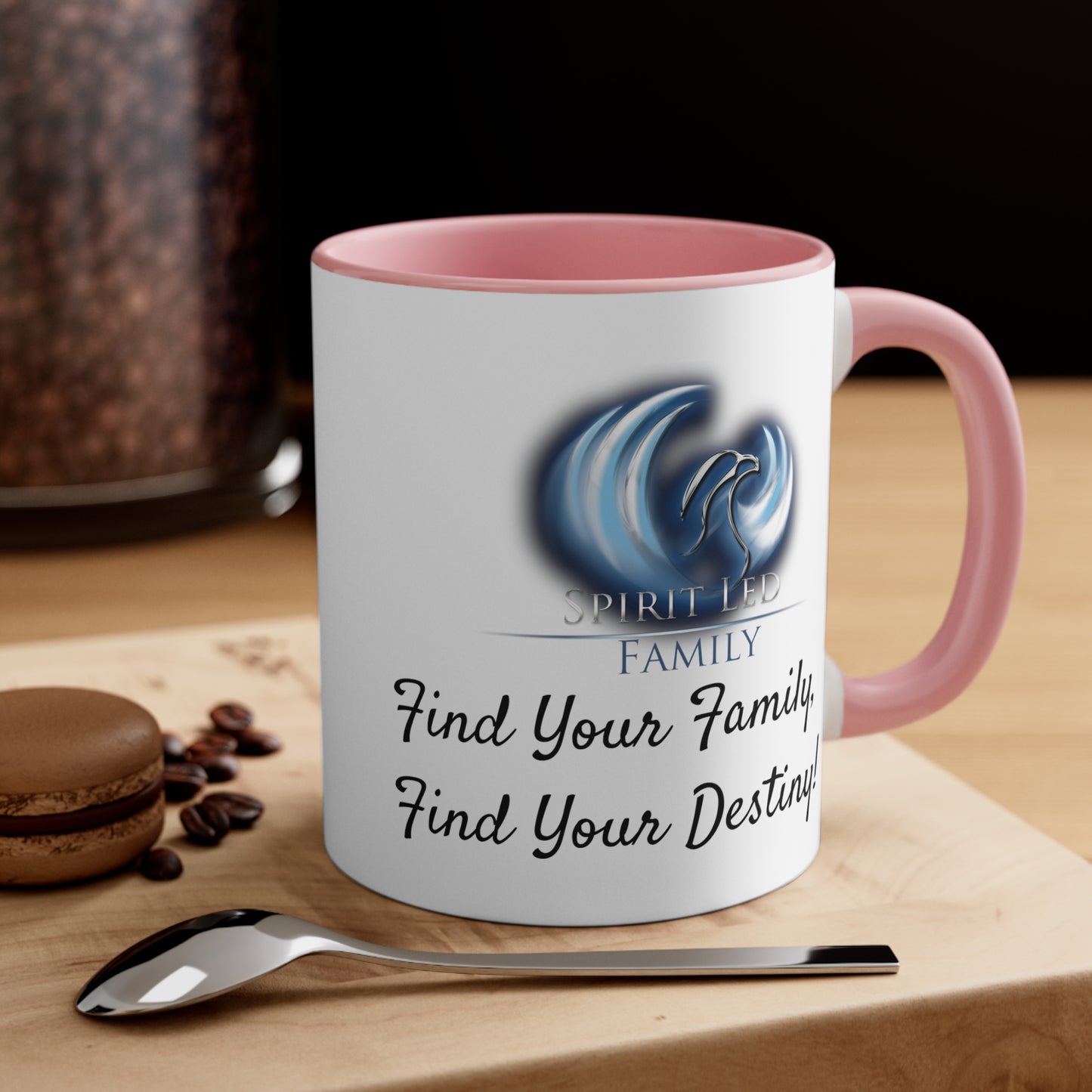 SLF Find Your Family Color Accent Coffee Mug, 11oz