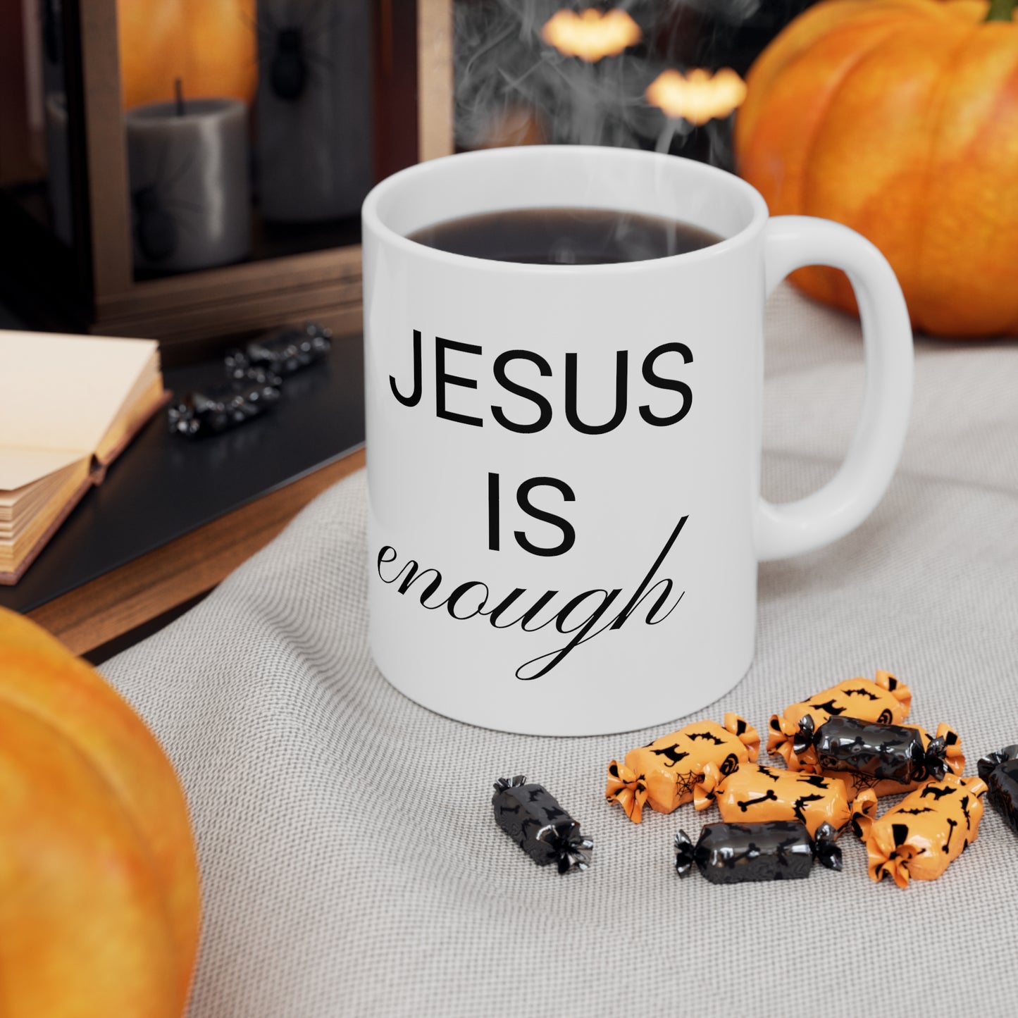 Jesus Is Enough White Ceramic Mug 11oz