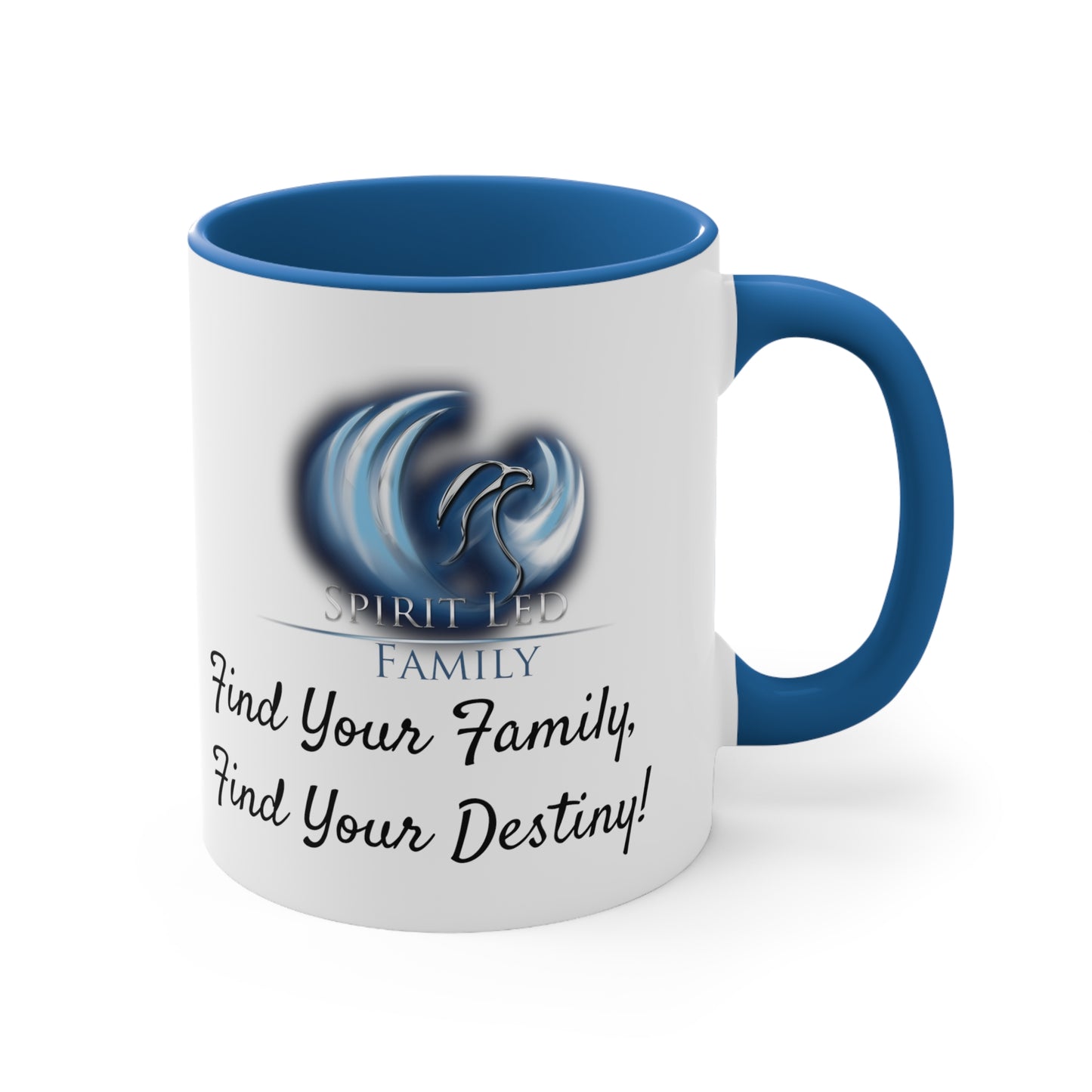 SLF Find Your Family Color Accent Coffee Mug, 11oz