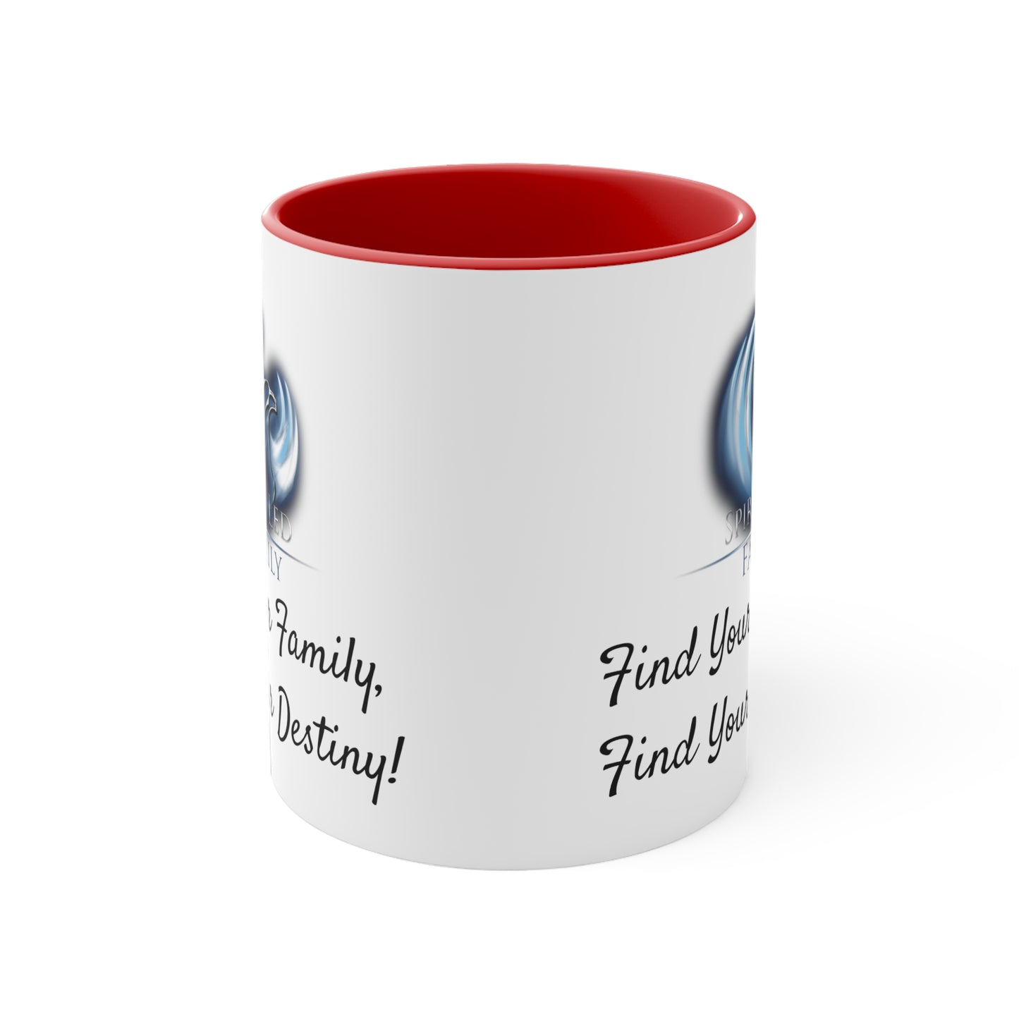 SLF Find Your Family Color Accent Coffee Mug, 11oz