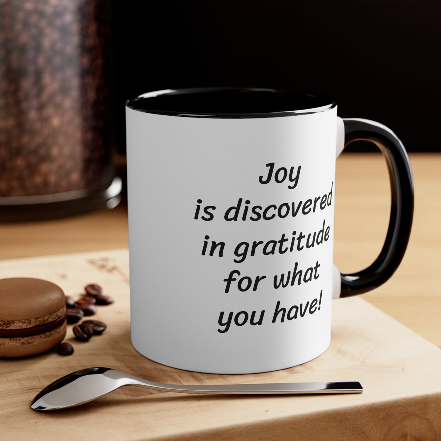 Joy Color Accent Coffee Mug, 11oz