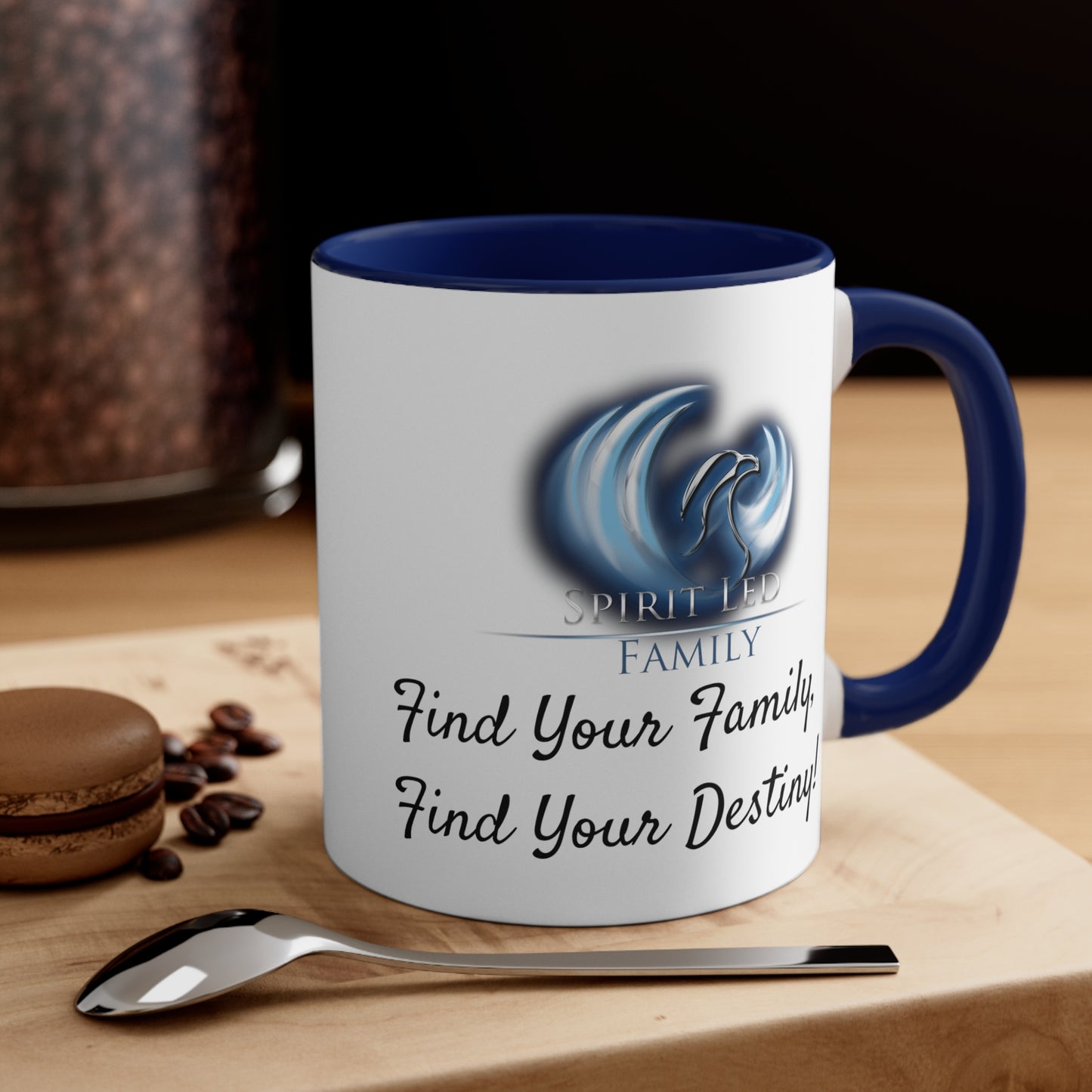 SLF Find Your Family Color Accent Coffee Mug, 11oz