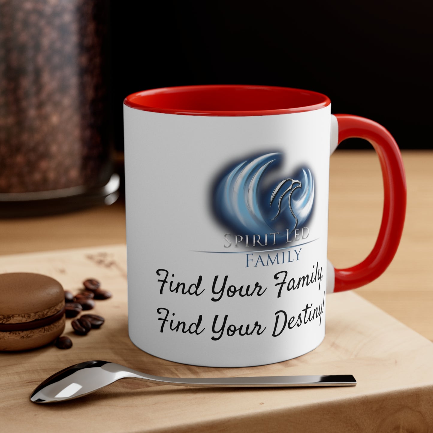 SLF Find Your Family Color Accent Coffee Mug, 11oz