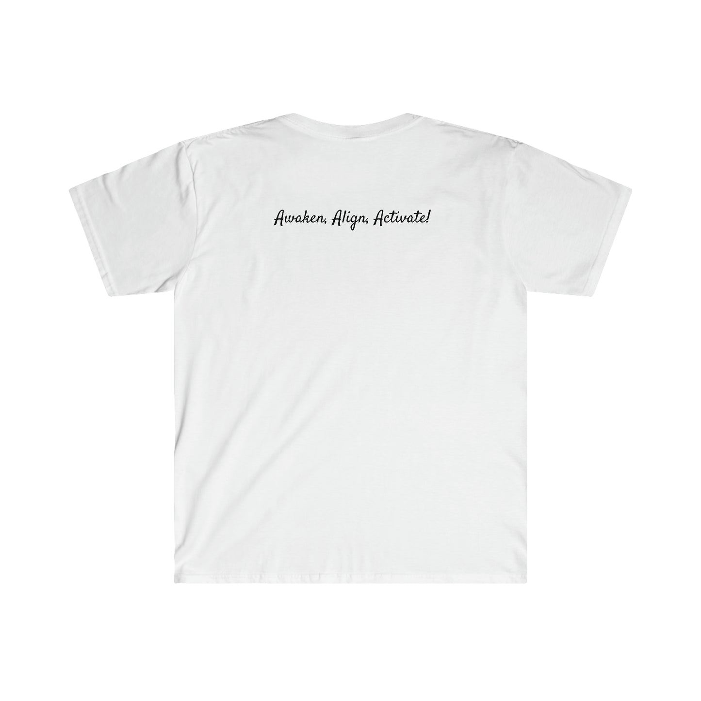 SLF Logo Motto Back Unisex Softstyle T-Shirt