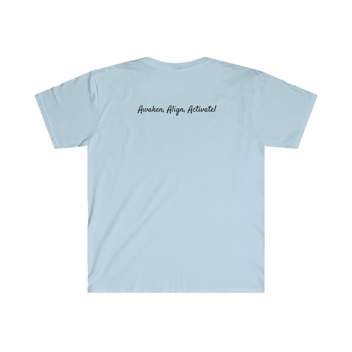 SLF Logo Motto Back Unisex Softstyle T-Shirt