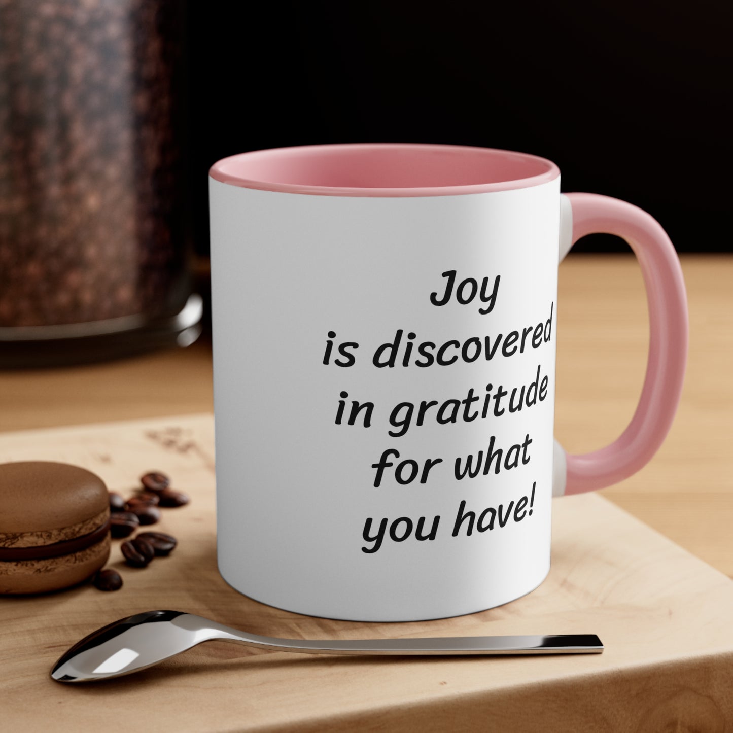 Joy Color Accent Coffee Mug, 11oz